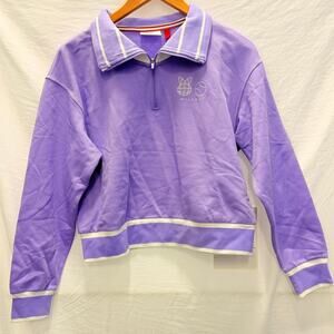 Wilson‎ NEW Sport Tennis Polo Sweater Light Purple Small Country Club Polo Club